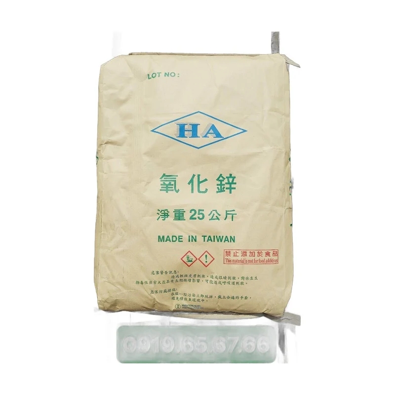 ZnO 99.8% - Zinc Oxide, Đài Loan, Malaysia, 25kg/bao