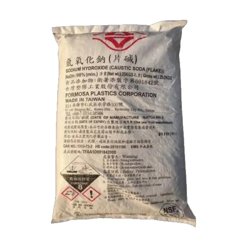 Xút Vảy Đài Loan 98%, Caustic Soda Flakes 25kg/bao