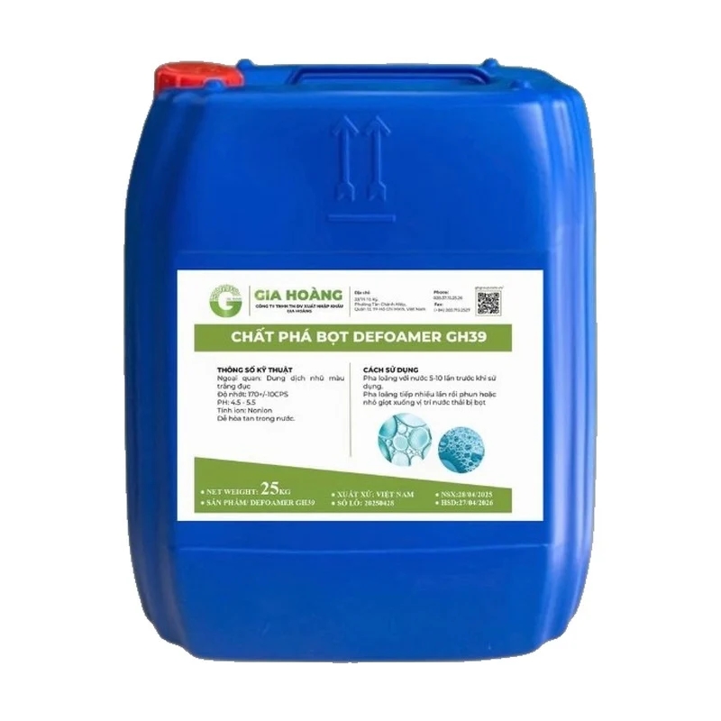 Chất phá bọt Defoamer GH39, Việt Nam