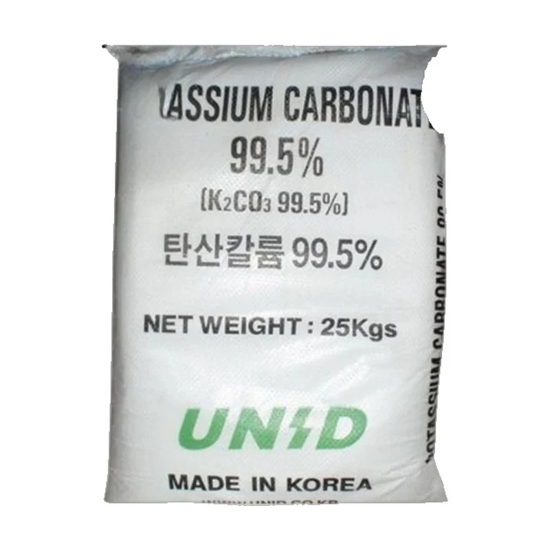 K2CO3 - Potassium Carbonate, Hàn Quốc, 25kg/bao.